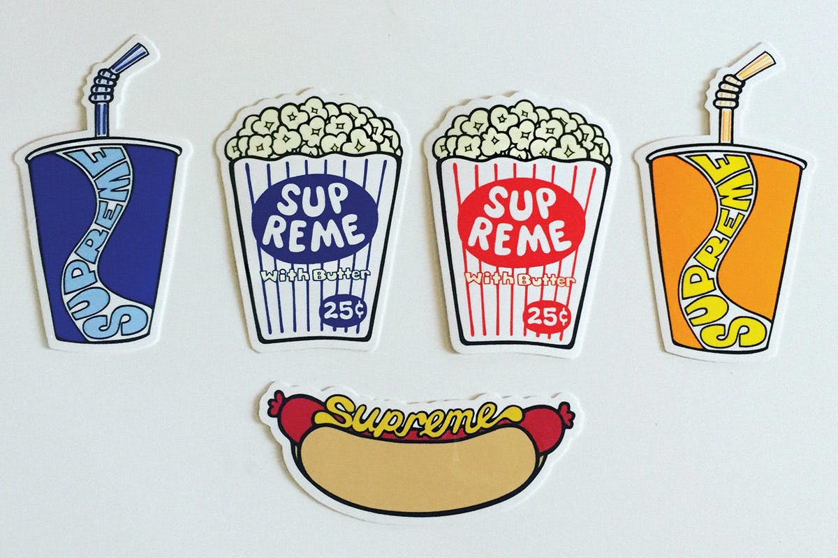 Best supreme stickers clearance